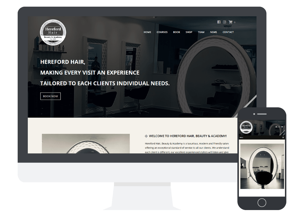 Freelance Web Designer & Developer  Hereford Hair